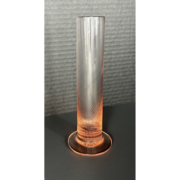 Arte Murano ICET Other - Rare Arte Murano ICET Bud Vase Pink Swirl Delicate Anniversary Christmas 7.5 in.